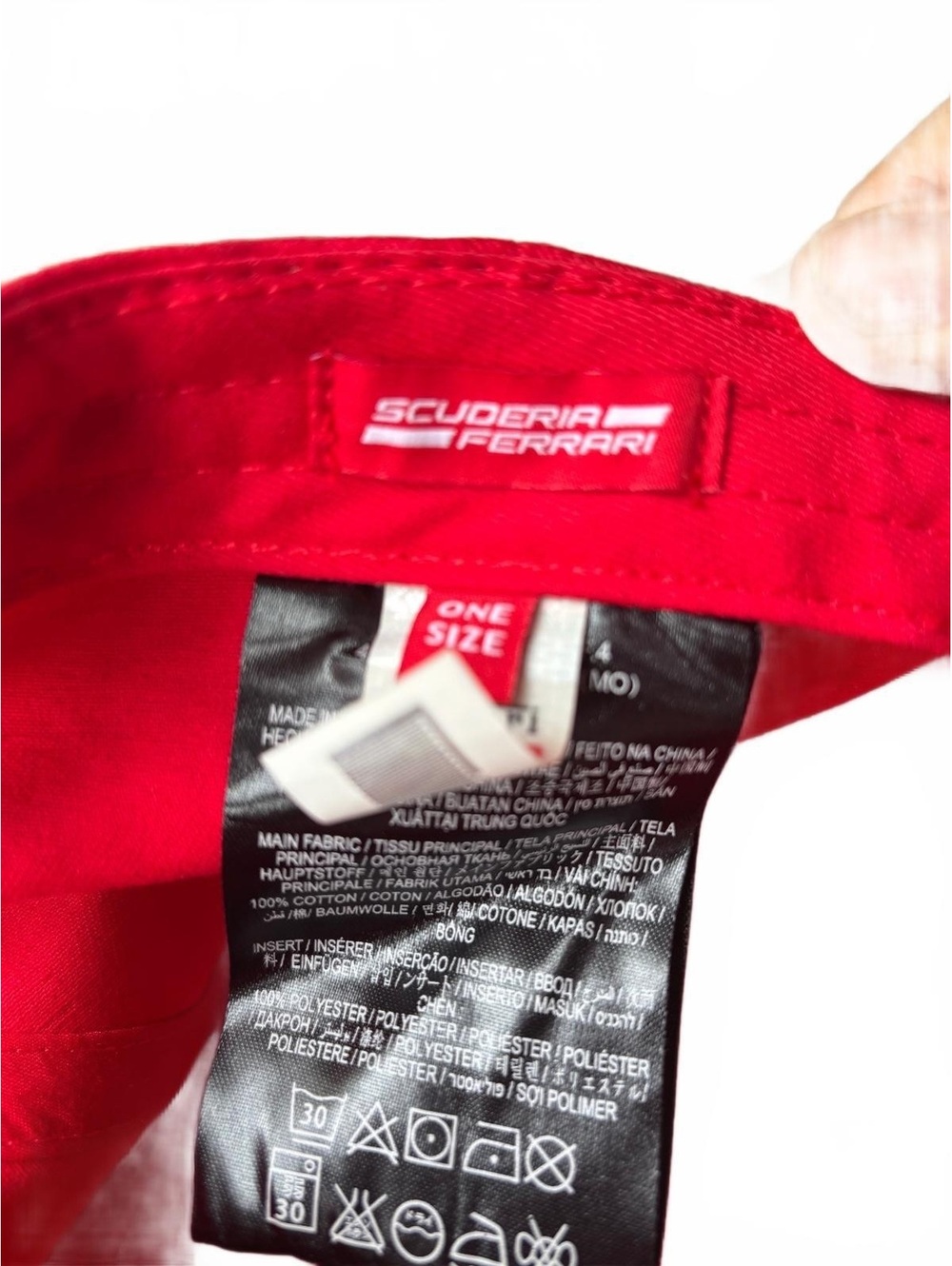 VINTAGE SCUDERIA FERRARI RACING CAP - Picture 9 of 9
